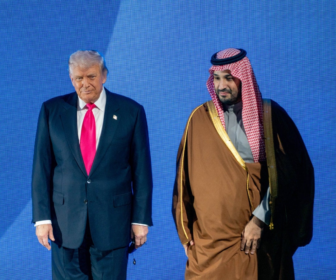 El presidente estadounidense Donald Trump y Mohammed bin Salman, príncipe heredero de Arabia Saudita