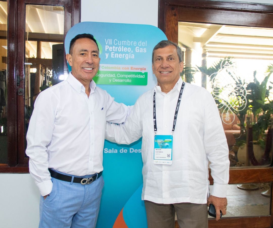 Ricardo Roa, presidente de Ecopetrol, y Nelson Castañeda, presidente de Campetrol.