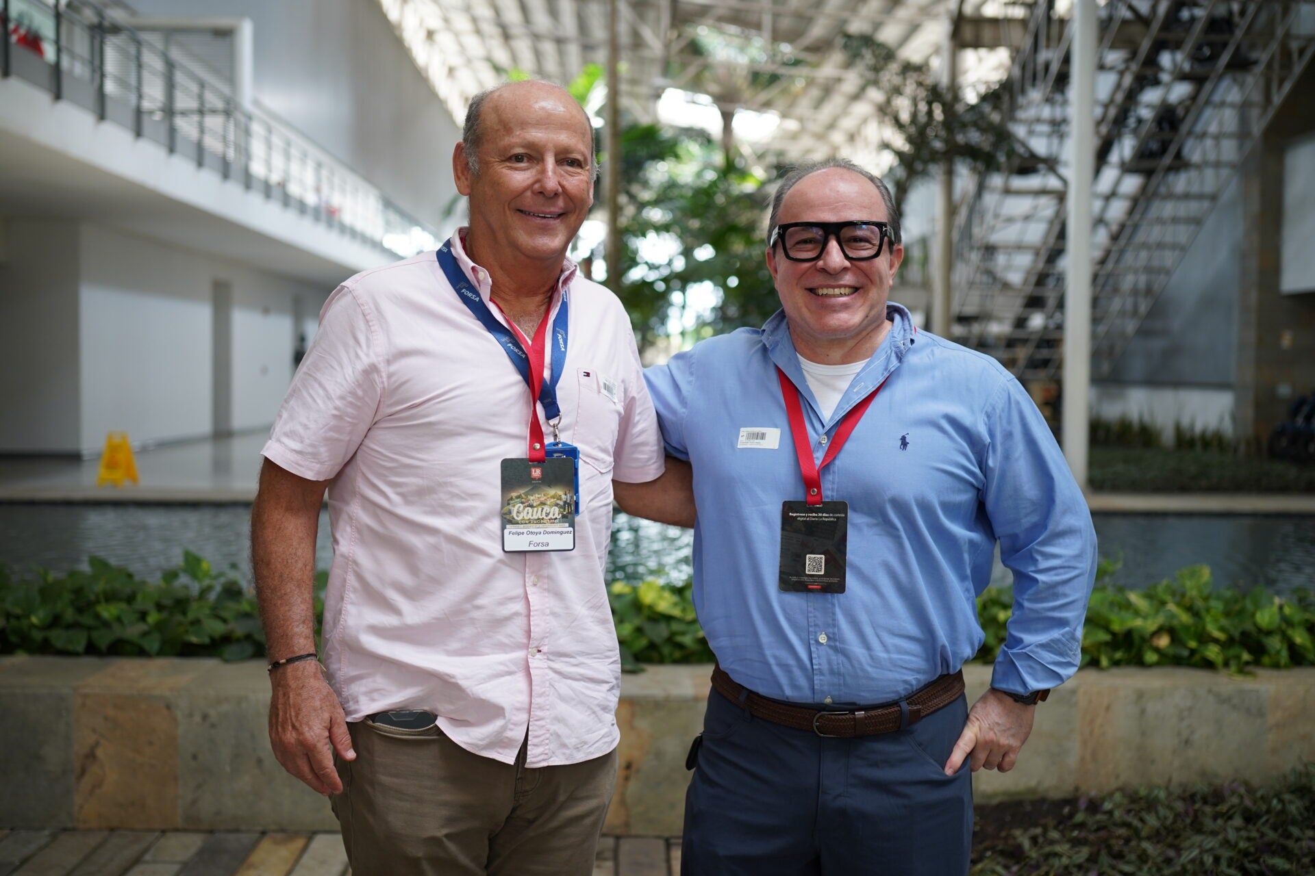 Felipe Otoya, presidente de Forsa; y Guillermo López, CEO de Inorca, durante el encuentro.
