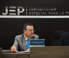 Alejandro Ramelli Arteaga, presidente de la JEP