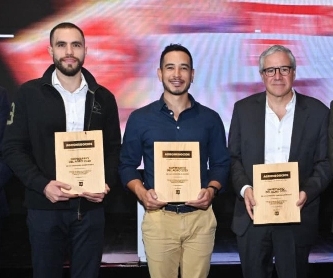Jean Pierre Sefair, fundador de Wagyu Steak & Co; Mauricio Agudelo, cofundador de Bialtec; y Luis Tascón, gerente general de Huevos Santa Anita Nápoles