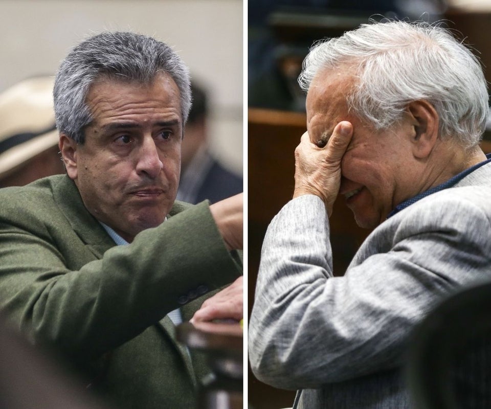 Luis Fernando Velasco, exministro del Interior; y Ricardo Bonilla, exministro de Hacienda