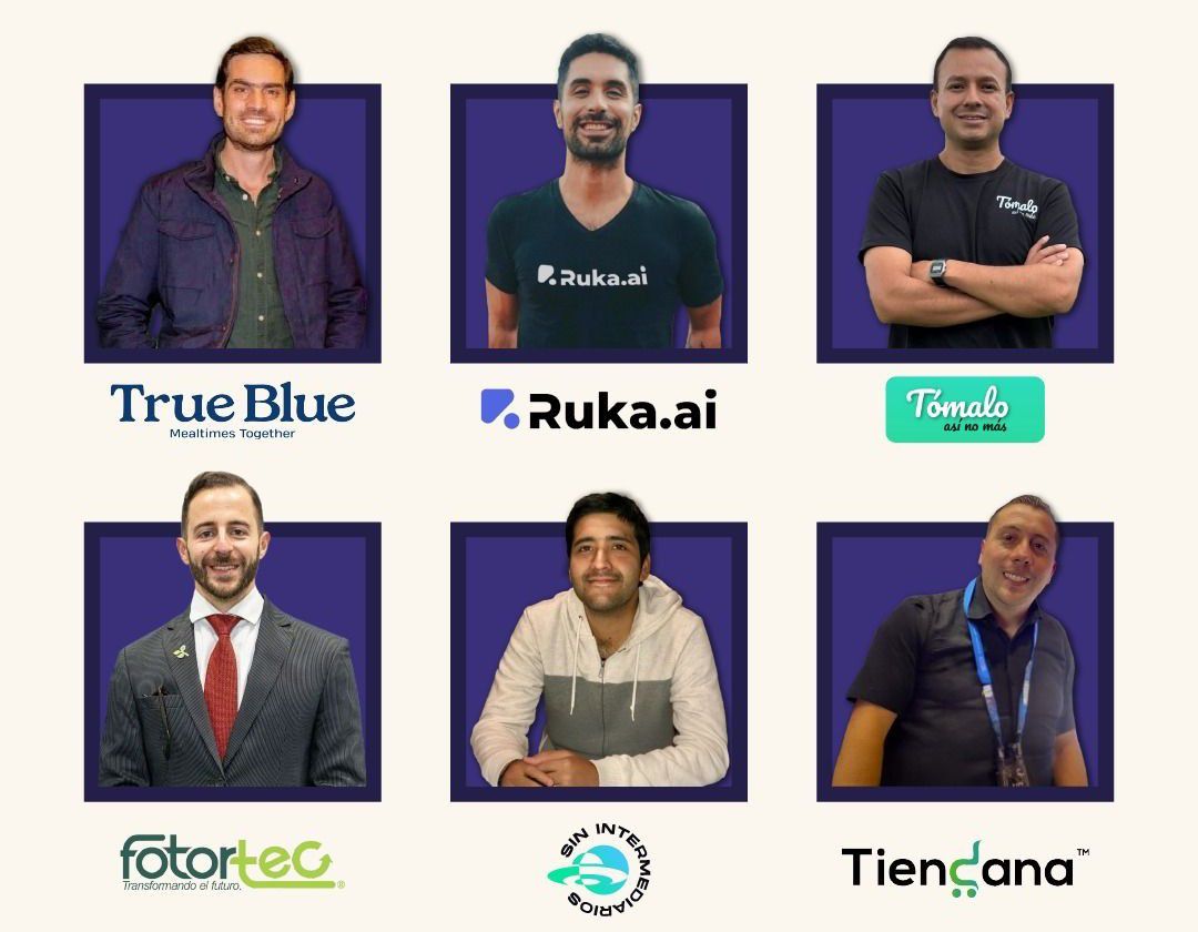 Representantes de las startups