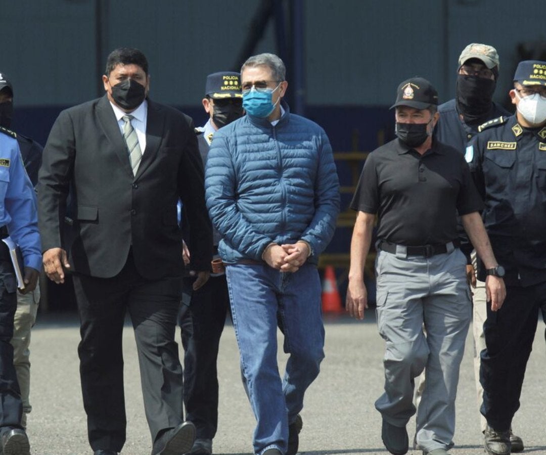 Expresidente de Honduras Juan Orlando Hernández capturado