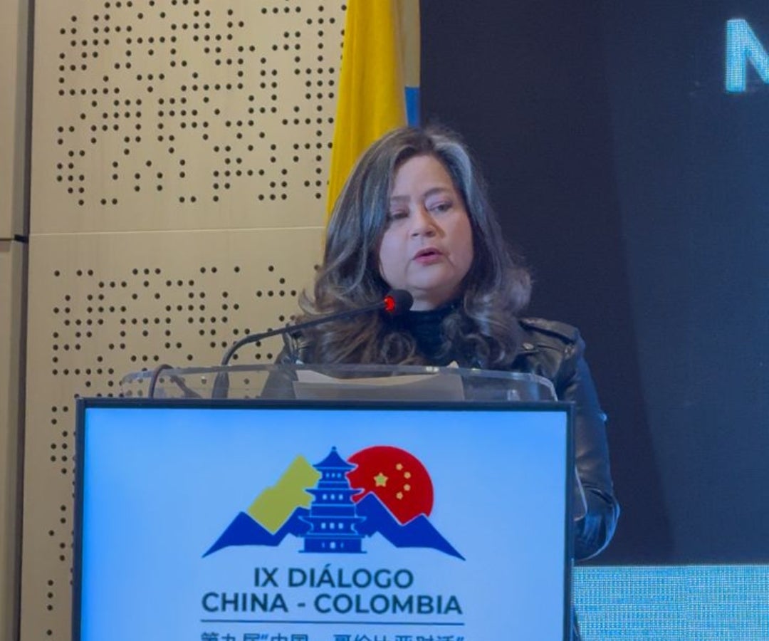 Ministra de Transporte, María Fernanda Rojas