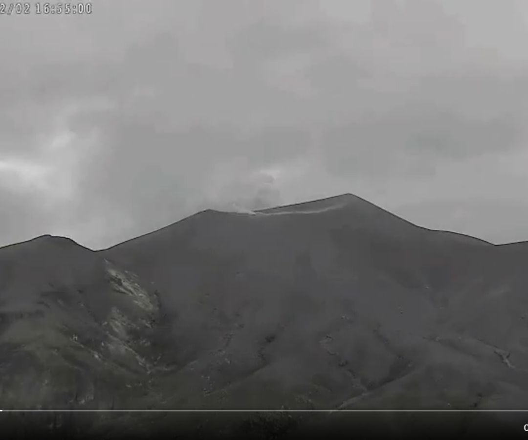 Actividad del volcán Puracé el 3 de diciembre de 2025