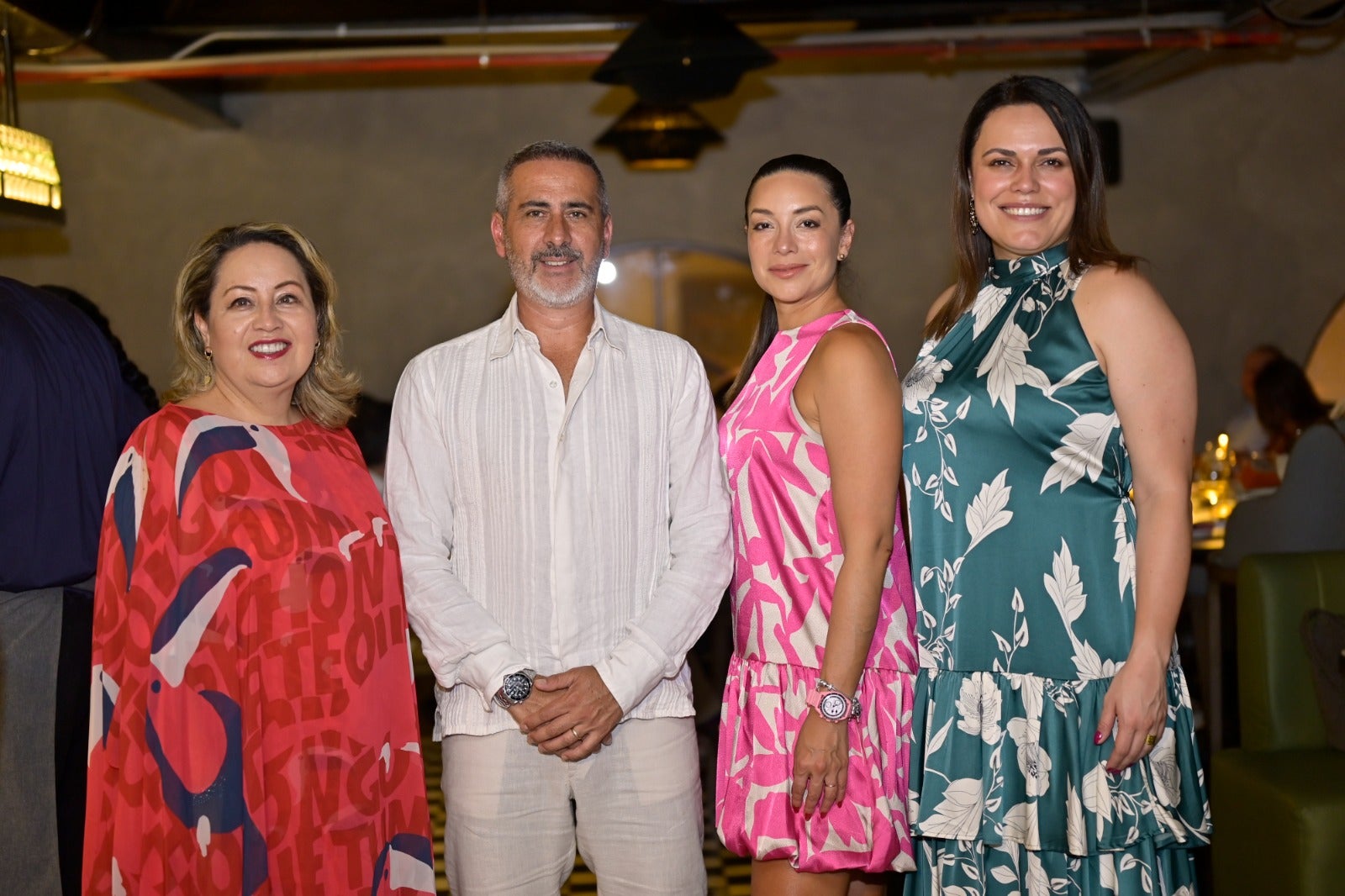 Sandra Patricia Fuentes, gerente general de Konecta Soluciones; Óscar Prada, parner de PwC; Carolina Naranjo, gerente de canales para Latinoamérica en Microsoft; y Diana Silva, gerente de Operaciones de Banco de Occidente.