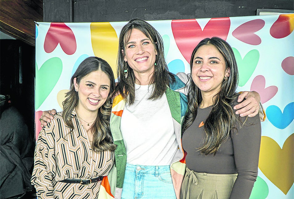 Manuela Molina, creadora de Mindheart; Nicole Bruskewitz, directora de educación Coschool; y la psicóloga Maria Alexis Martínez, entre los invitados.