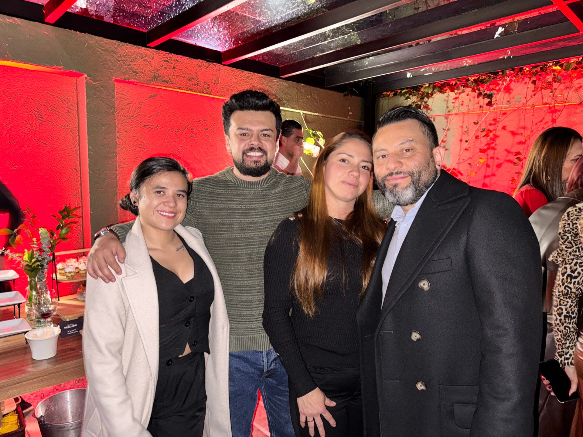 Carol Herrera, analista de comunicación Tivit Latam; Germán Colmenares, analista de marketing digital senior Tivit Latam; Samara Quiñónez, analista de marketing TIivit Latam; y Edwin Cómbita, coordinador de comunicaciones Tivit Colombia México y Panamá.