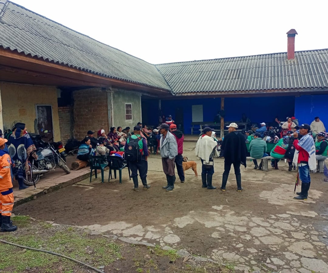 Así es un día en Puracé bajo la sombra del volcán