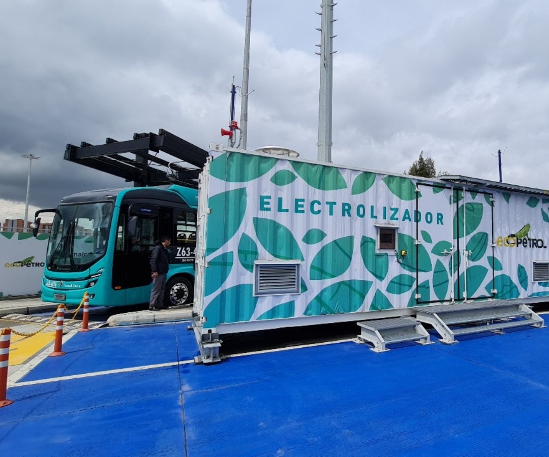 Piloto de hidrógeno verde de Ecopetrol y Sitp