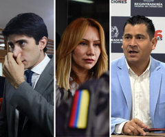 Wadith Manzur, Martha Peralta y Alexander Angulo