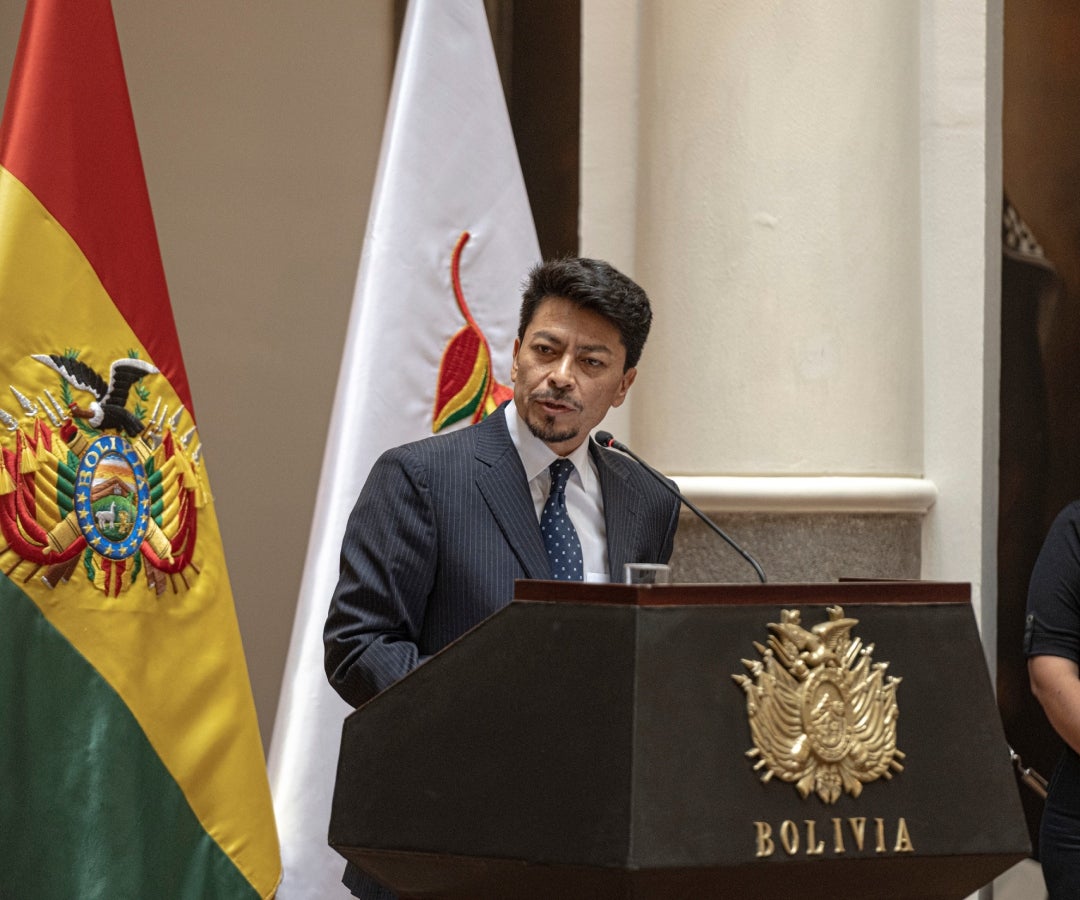 El ministro de Relaciones Exteriores de Bolivia, Fernando Aramayo