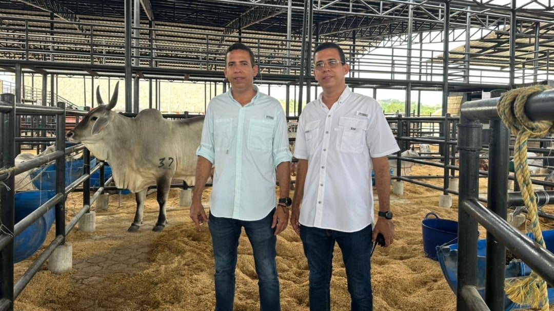 Carlos Tinoco y Raúl Tinoco en AgroBolívar