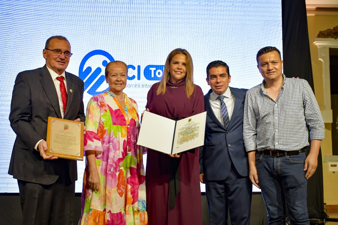 Félix García, director Ejecutivo ADT de ProTolima; Carmenza Guevara, vicepresidenta de Cotelco Tolima y Alto Magdalena; Silvia Ortiz, concejal de Ibagué; Camilo Tavera, concejal de Ibagué; y Arturo Castillo, concejal de Ibagué.