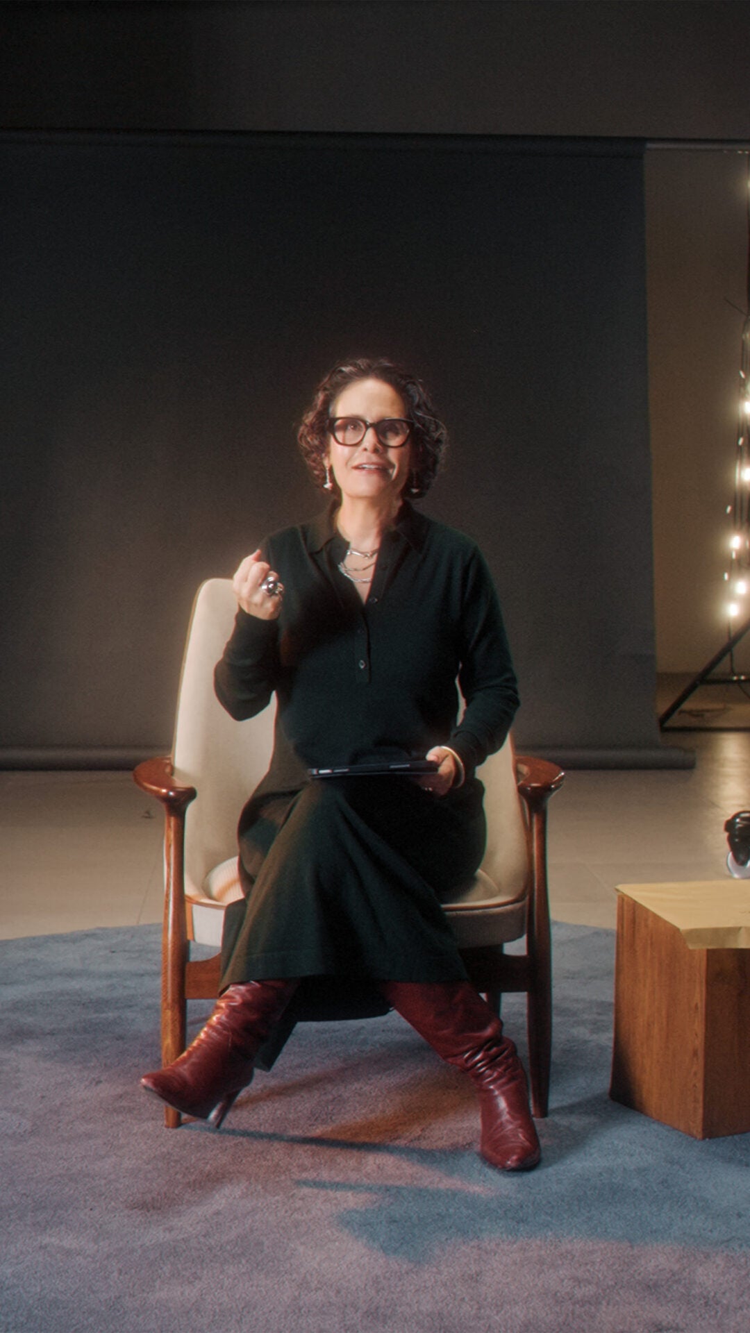 Catalina Ceballos promocionó la llegada del primer cajero.