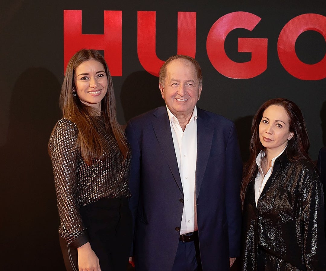 Carmen Prieto, gerente Operativa Marcas Europeas y Hugo Boss; Gabriel Ferneini, fundador de Marcas Europeas; y Mónica Jiménez, gerente comercial Marcas Europeas.