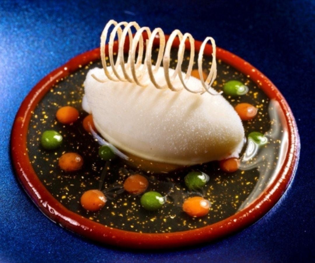 Tomate Ramallet y queso Mahonés de Voro, en Mallorca.