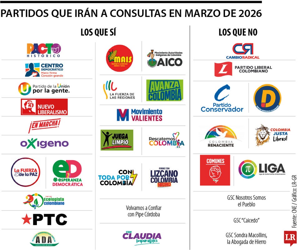 CNE anunció los partidos y movimientos que participarán en las ...