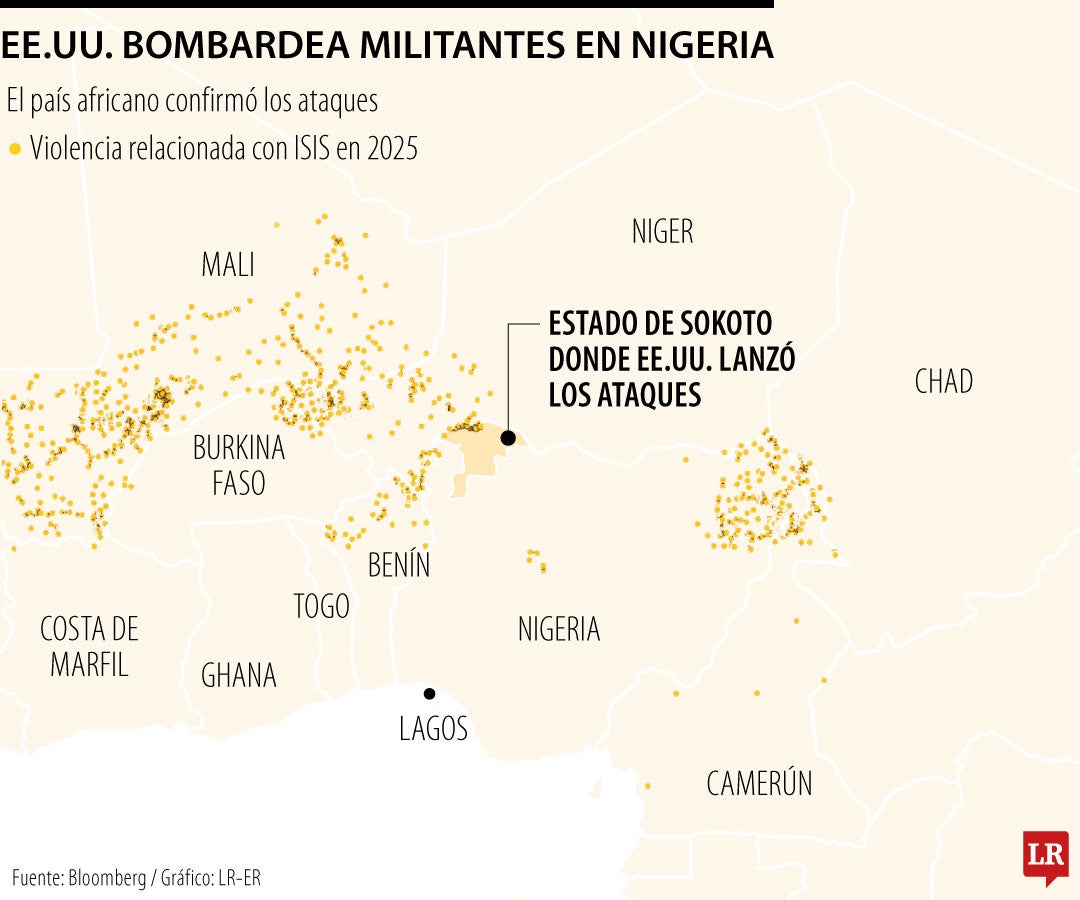 El presidente Donald Trump afirmó que EE.UU. lanzó un ataque contra Isis en Nigeria