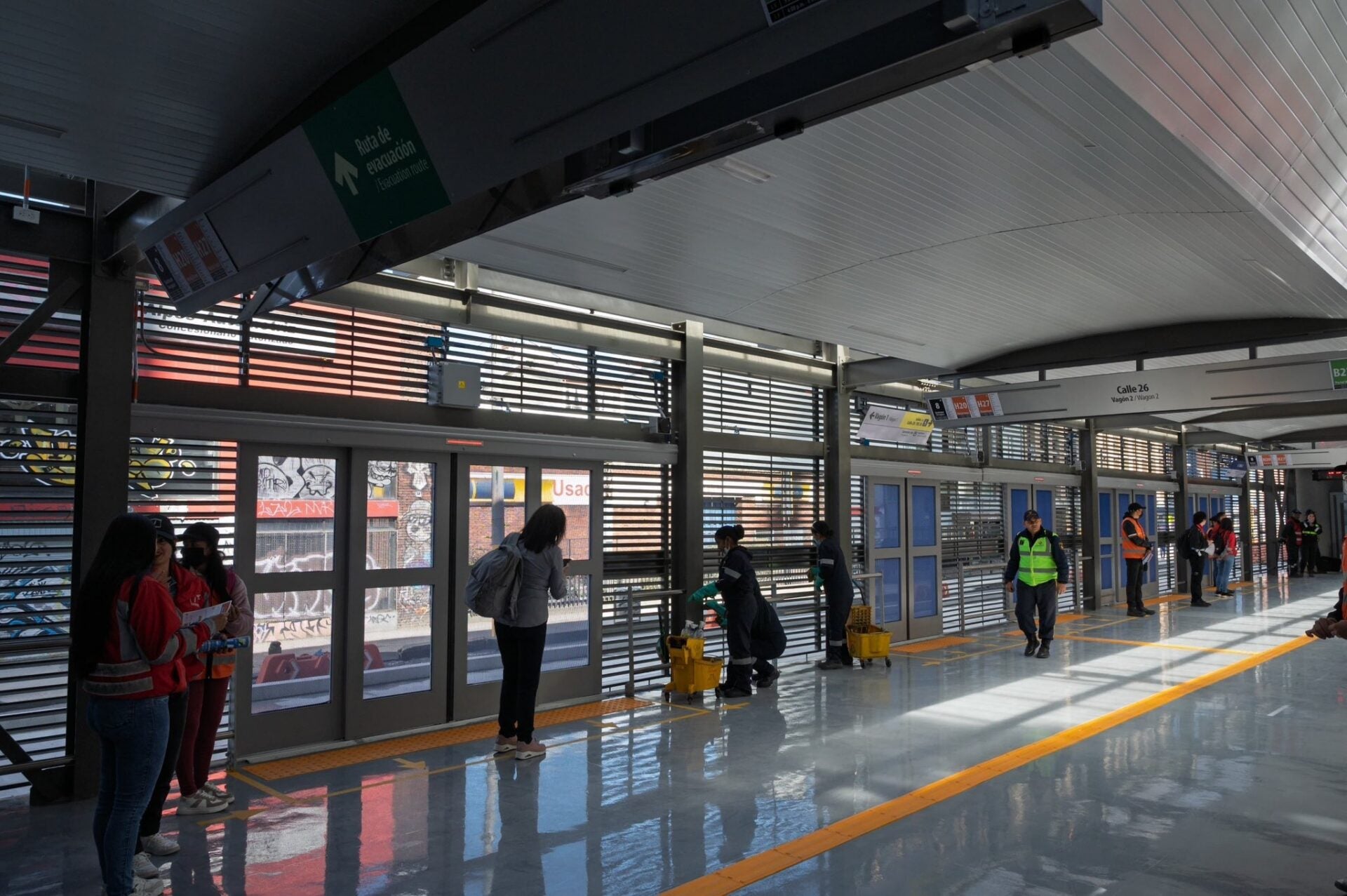 Entra en operación la nueva estación Calle 26 de TransMilenio ubicada en la Caracas 