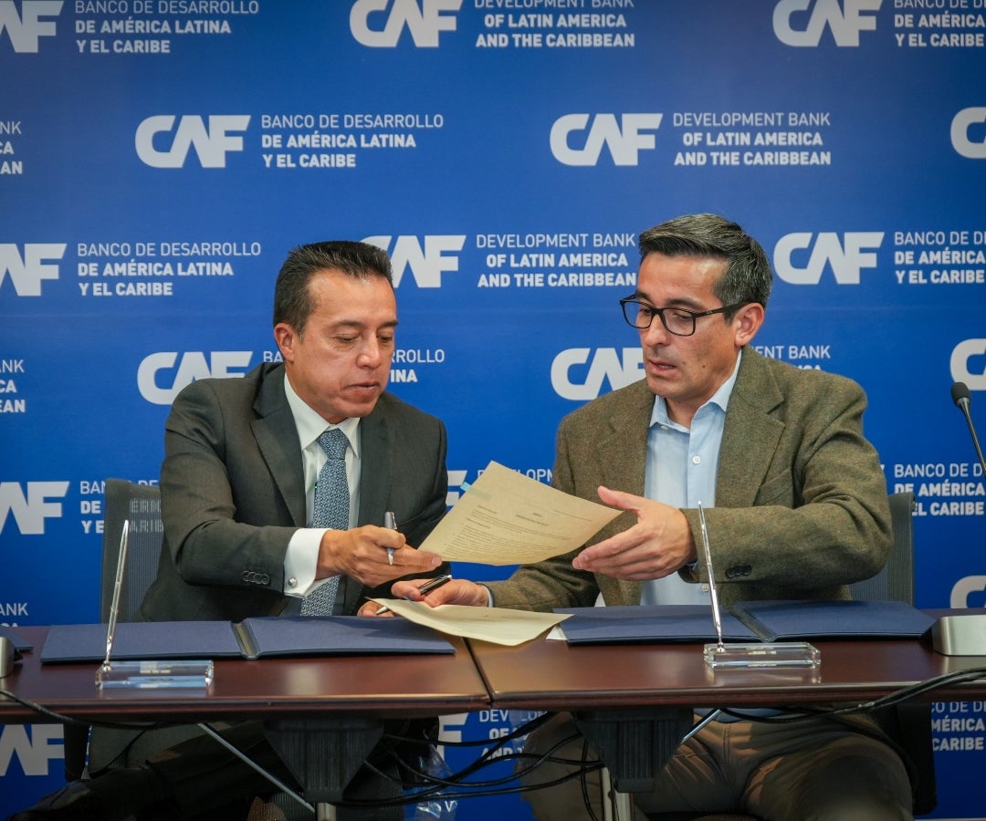 IDU y CAF firman convenio para mejorar la estructuración de proyectos de infraestructura en Bogotá