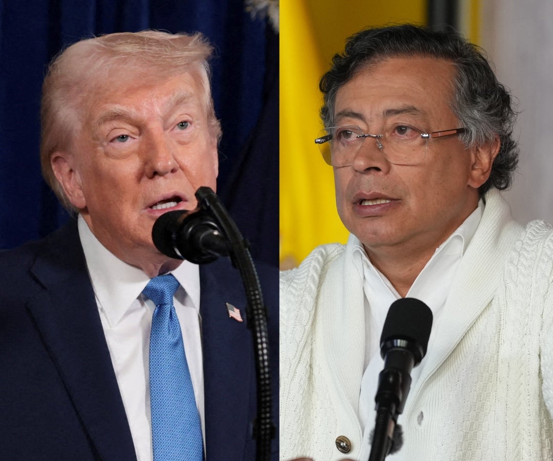 Donald Trump recibirá al presidente Gustavo Petro en la Casa Blanca en febrero