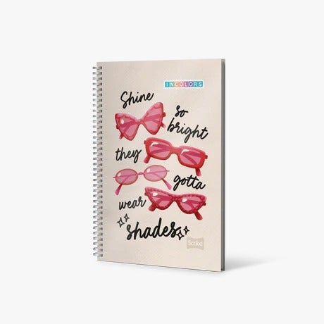 Cuaderno 5 materias Scribe