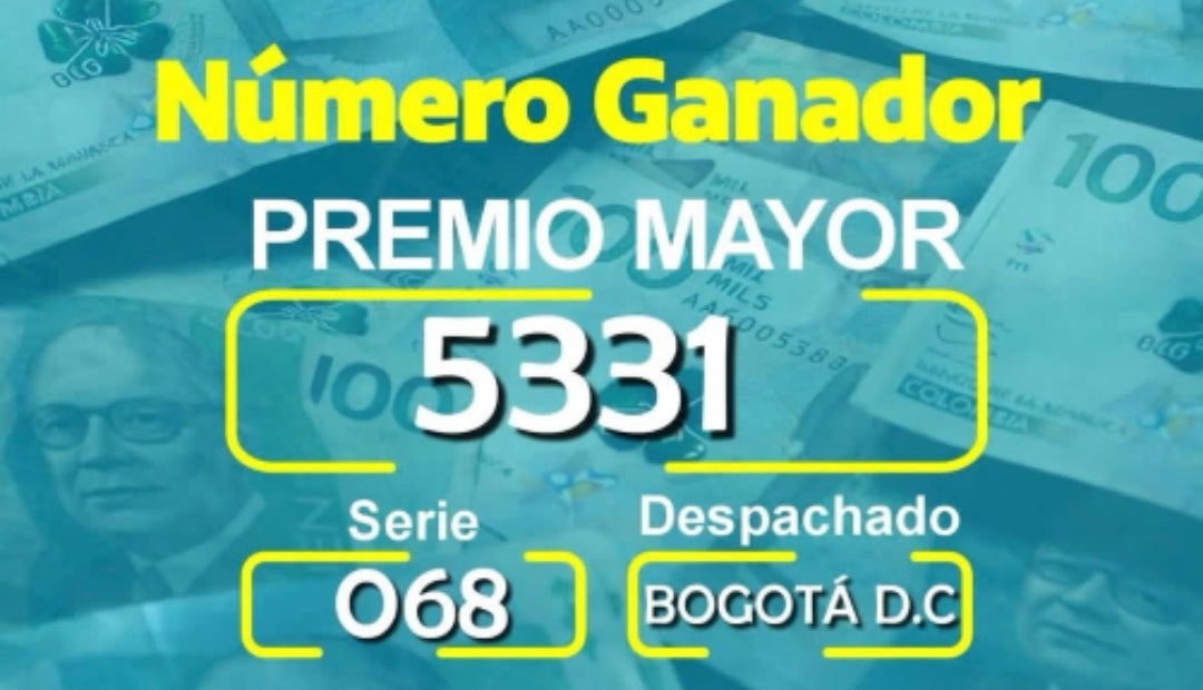 Ganador lotería del Meta 14 de enero