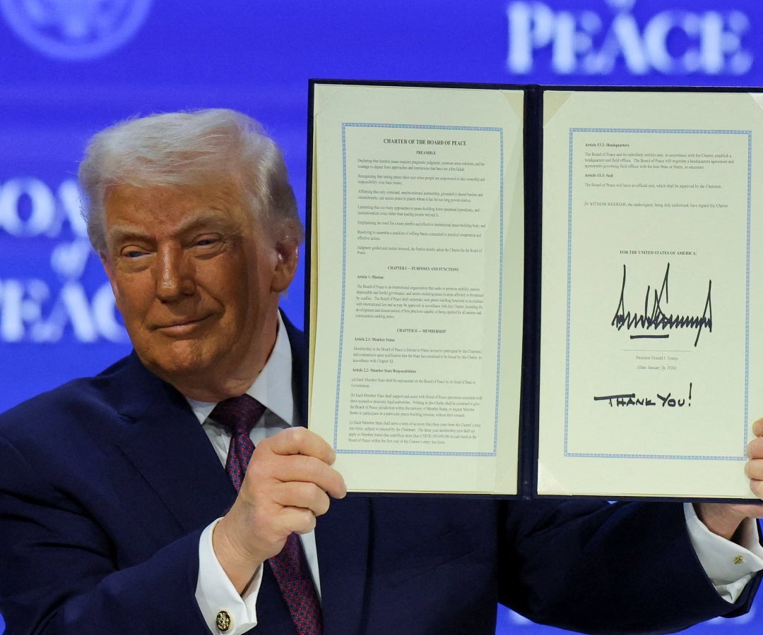 Donald Trump lanza oficialmente su Junta de Paz pese a la discordia de sus aliados