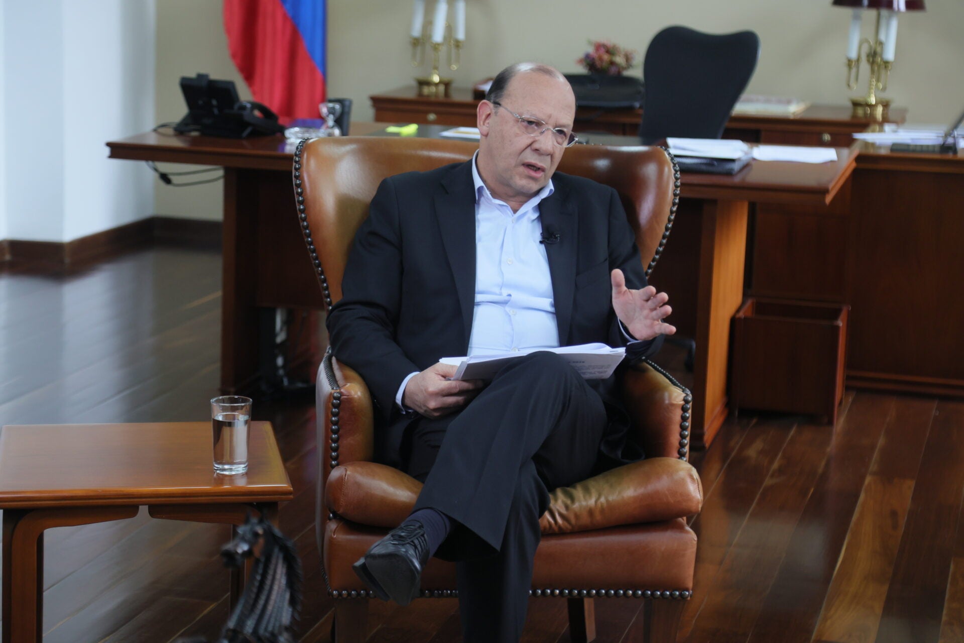 Ministro de Hacienda, Germán Ávila