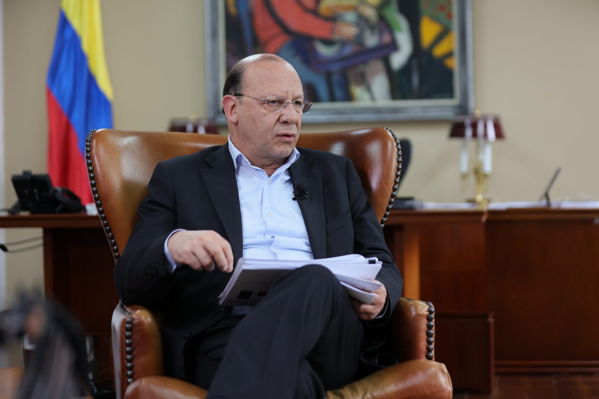 Ministro de Hacienda, Germán Ávila