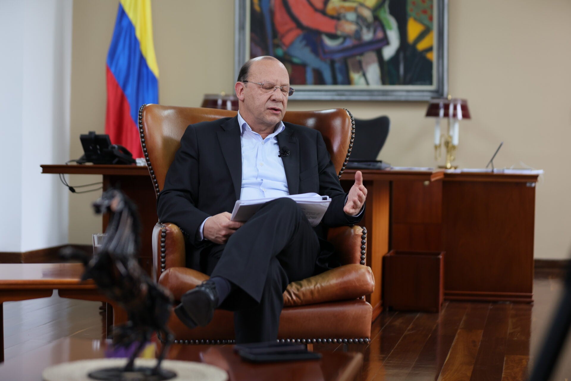 Ministro de Hacienda, Germán Ávila