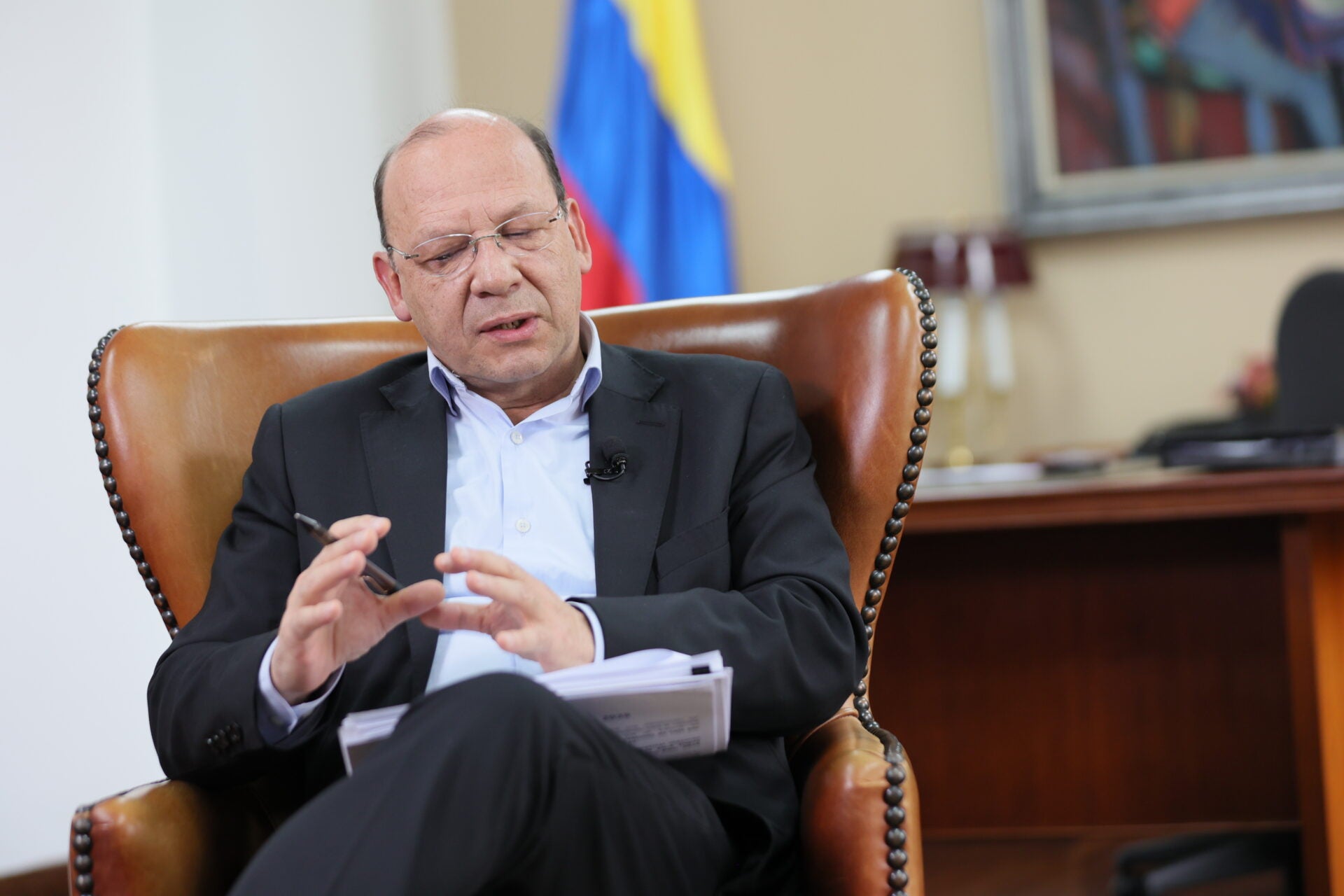 Ministro de Hacienda, Germán Ávila