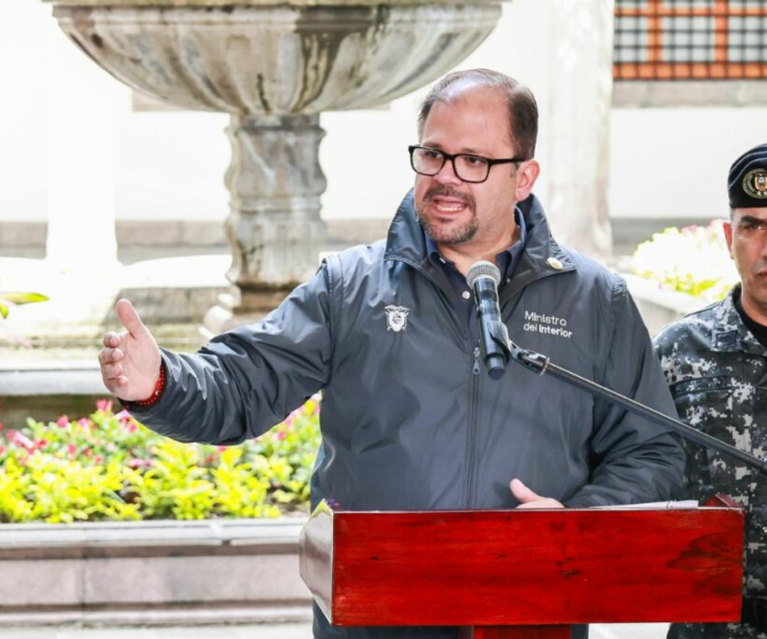 Ministro del Interior de Ecuador, John Reimberg