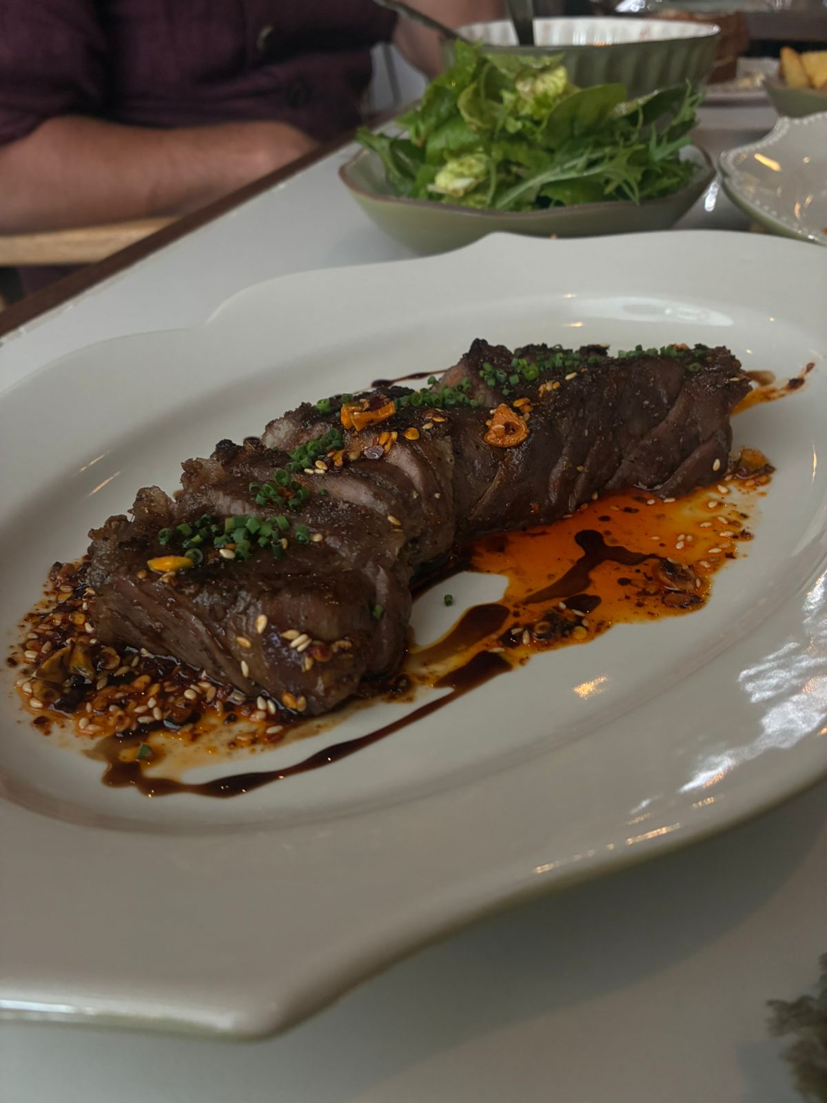 NY Strip a la parrilla 