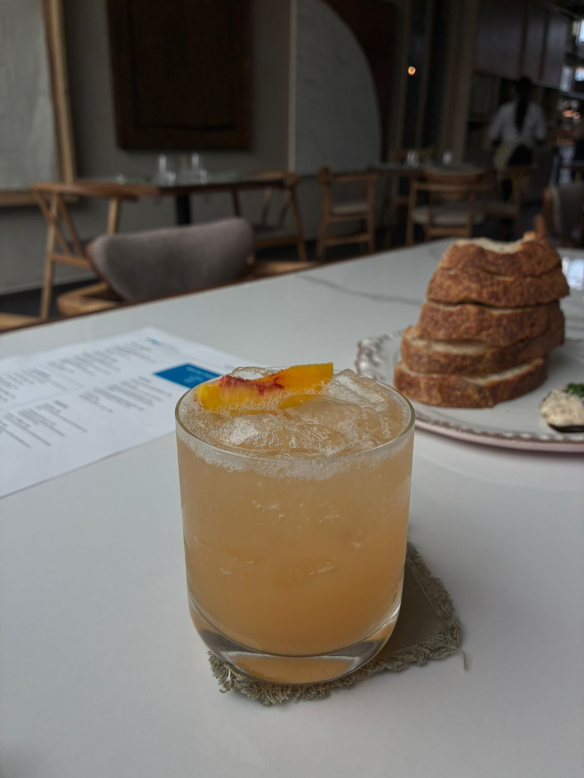Peach Punch, un coctel fresco 