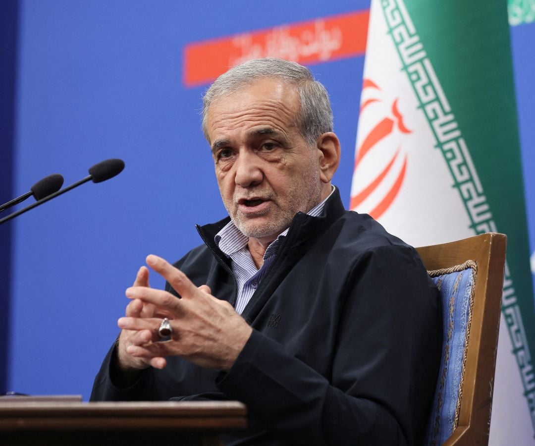 Masud Pezeshkian, presidente de Irán