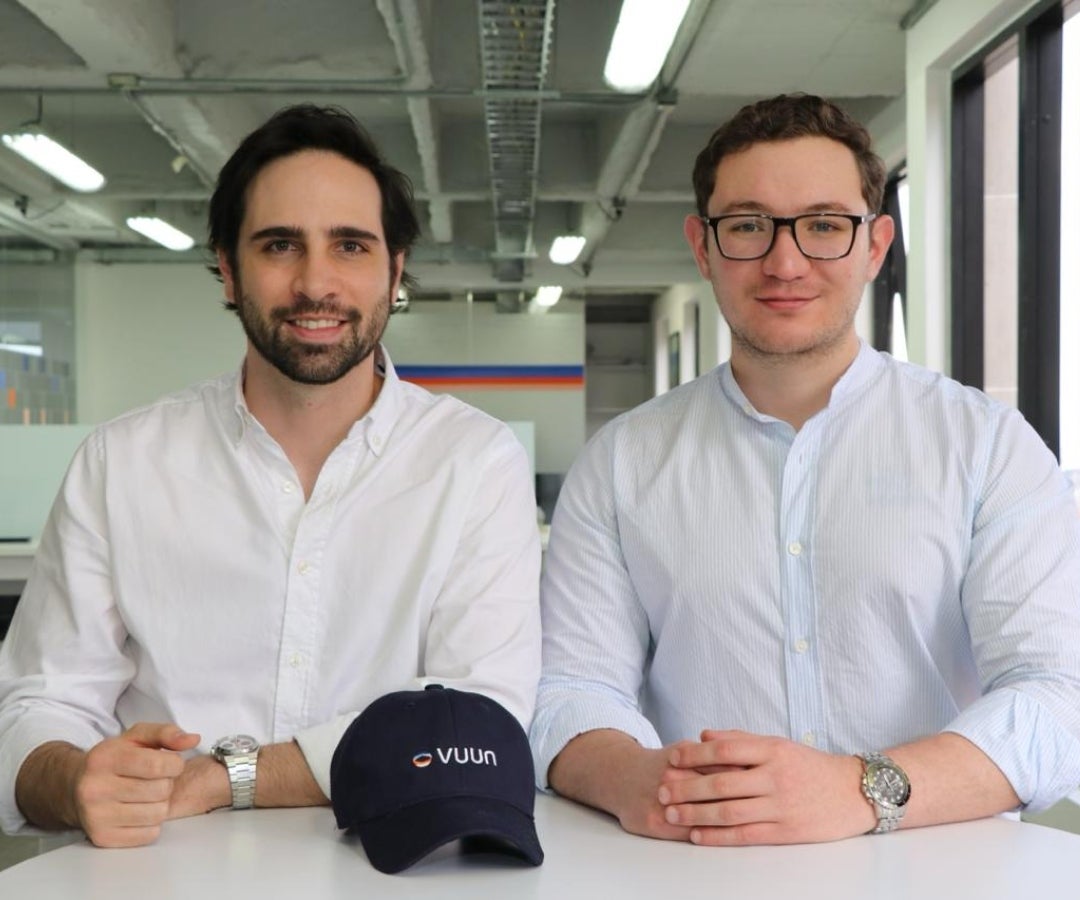 Pablo Sánchez, CEO y cofundador de Vuun; y Santiago Gallo, CTO y cofundador de Vuun