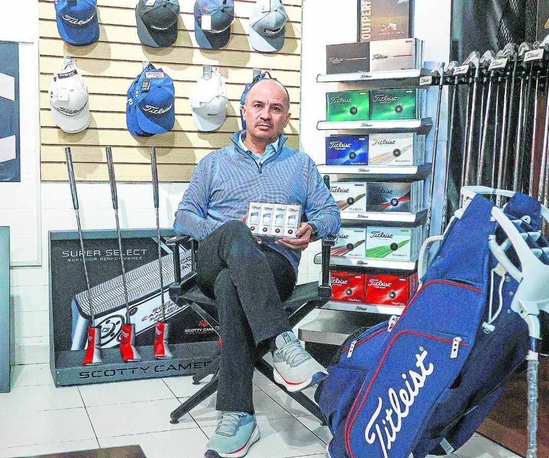 Javier Arévalo, director de Santa Bárbara golf