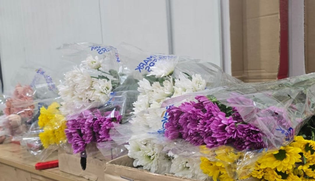 Flores colombianas en EE.UU