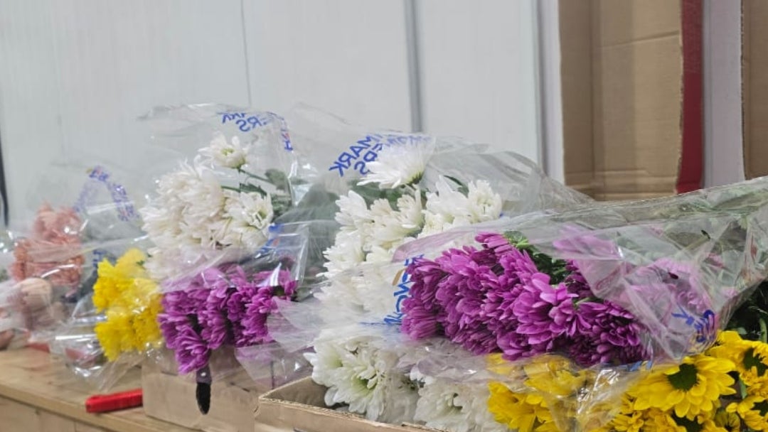 Flores colombianas en EE.UU