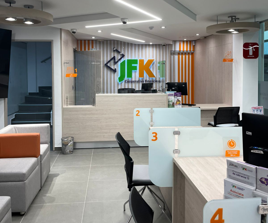JFK Cooperativa Finaciera agencia Suba.