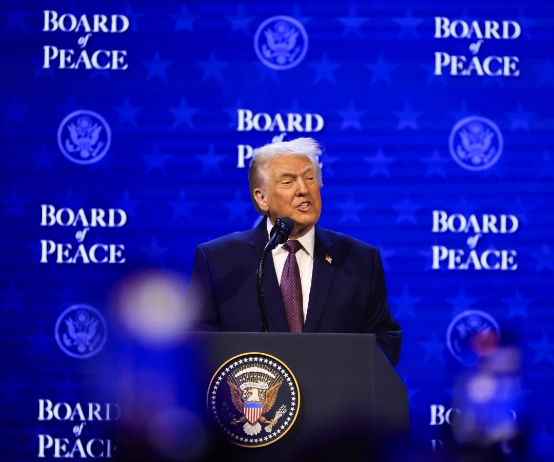 Donald Trump habla de la junta de paz