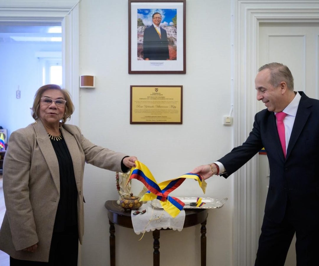 Inauguró la Agregaduría Aérea de la Fuerza Aeroespacial Colombiana en Estocolmo