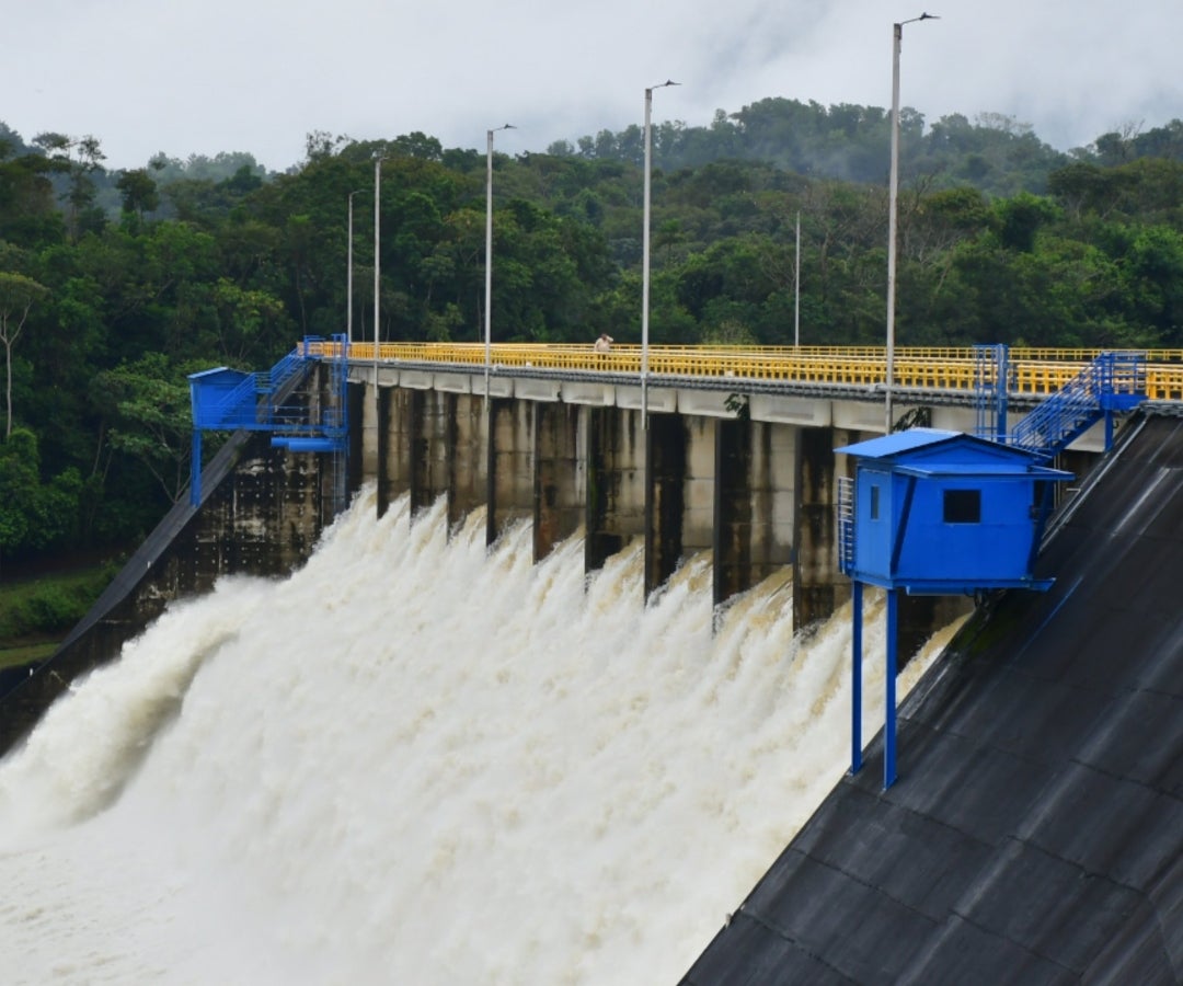Embalse Urrá en el departamento de Córdoba