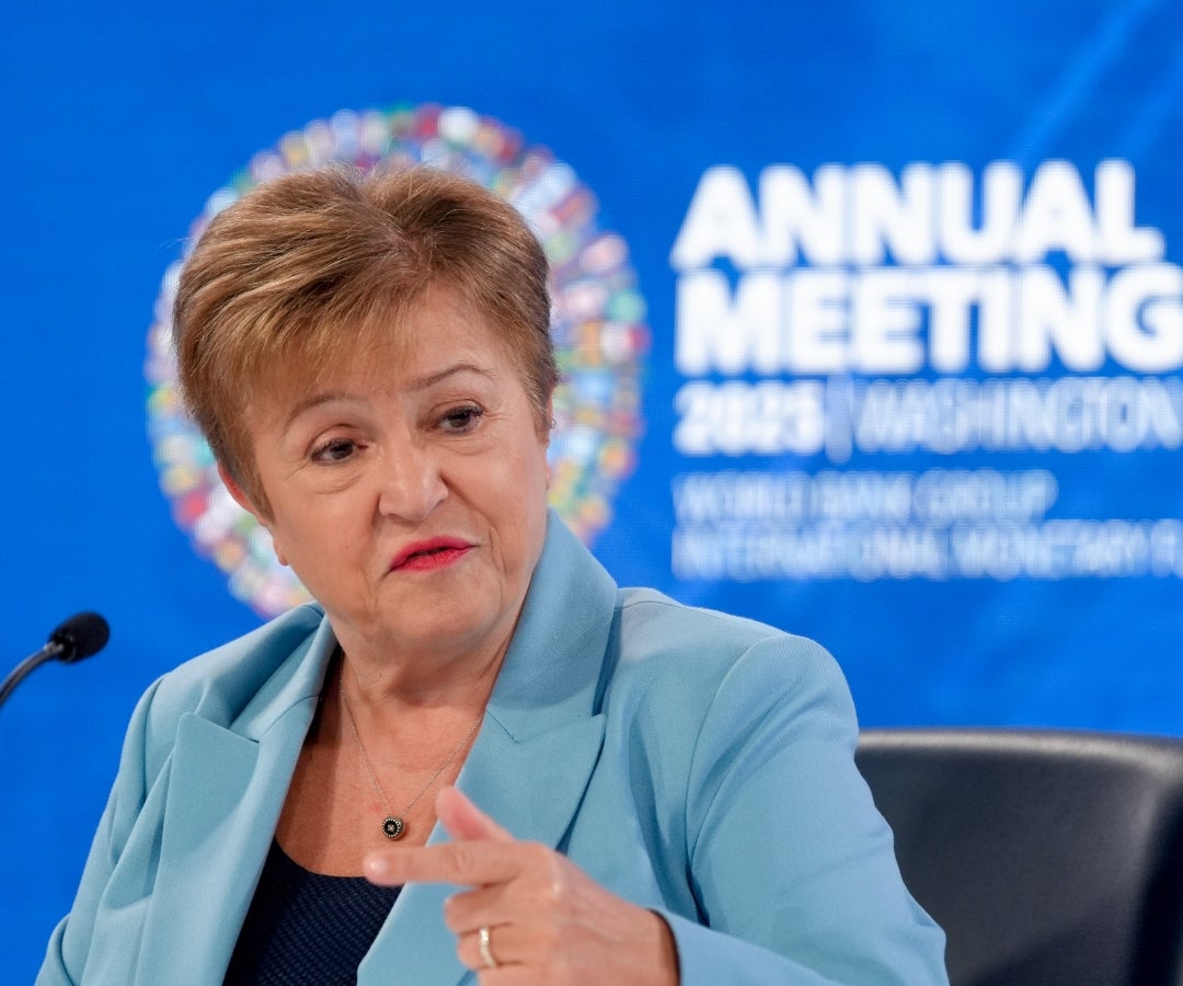Directora del FMI, Kristalina Georgieva, minimiza "variaciones a corto plazo" del dólar