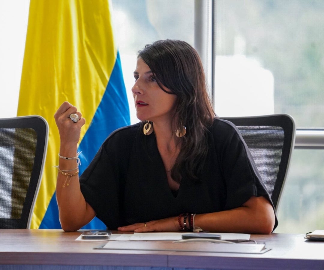 Irene Vélez, ministra encargada de Ambiente