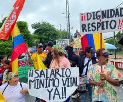 Movilizaciones en defensa del salario mínimo vital Movilizaciones en defensa del salario mínimo vital