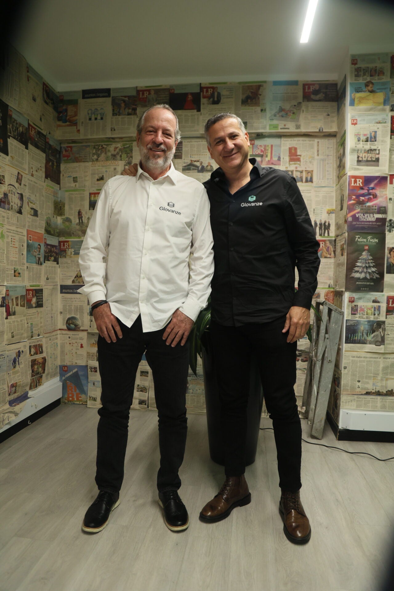 Samuel Bluman Levy y Jorge Jaller, socio fundador y gerente general de Glovanze